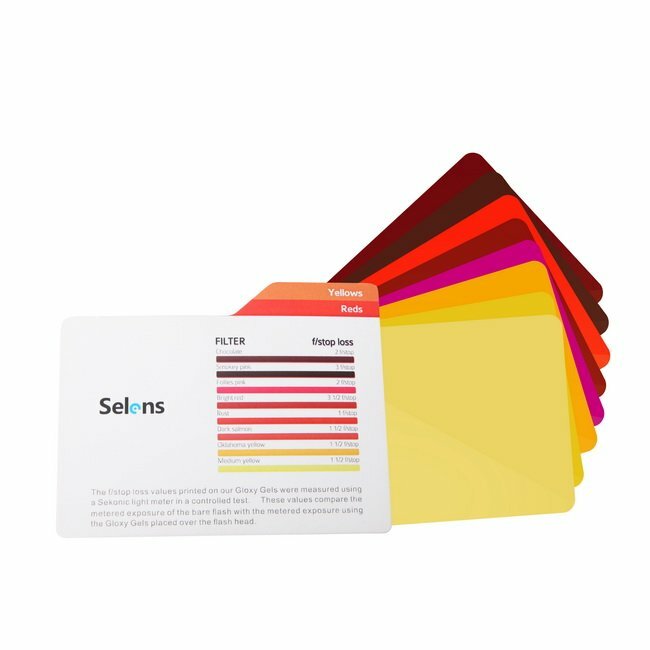 Selens 20PCS Photography Flash Color Gels Filter Kits for AL01 LED