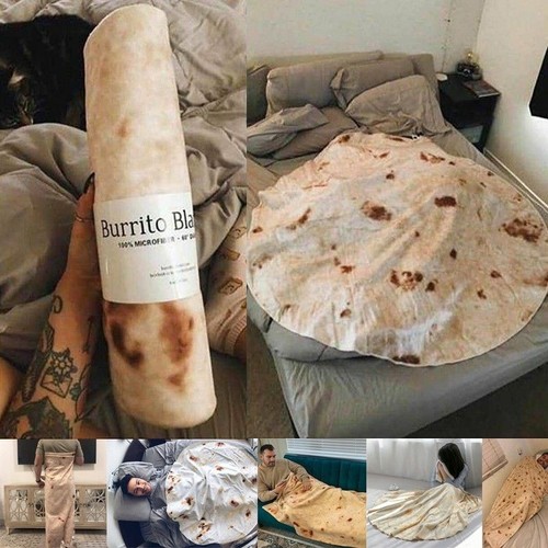 Bedding Outlet Mexican Burrito 60 Blanket 3d Corn Tortilla Flannel Blanket Sofa Bedding Home Garden Suneducationgroup Com