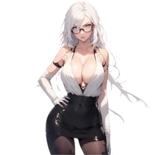 A2 Nier Automata Waifu Weatherproof Anime Sticker 6" Car Decal