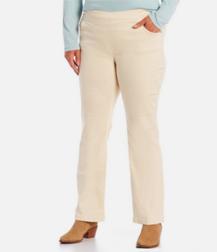 Westbound Natural The Park Ave Fit 22Mid-Rise, Boot Cut,22W S