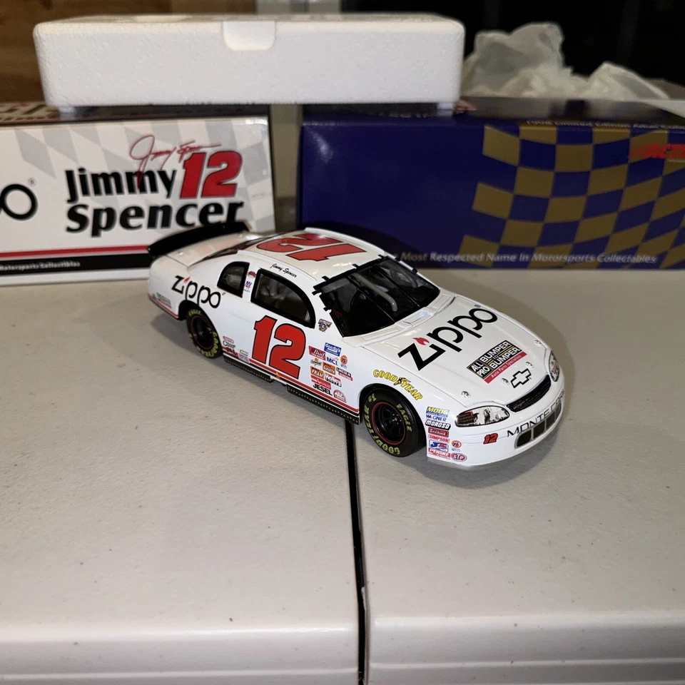 Coche NASCAR Jimmy Spencer Zippo #12 1998 Monte Carlo NUNCA ABIERTO*** Foto 3 de 4