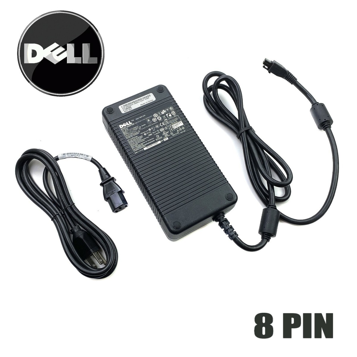 Genuine Dell ADP-220AB B AC Adapter 12V 18V DA-2 Series 220W 8 Pin