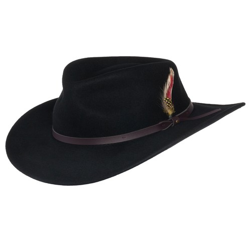 Mens Outback Wool Cowboy Hat Montana 