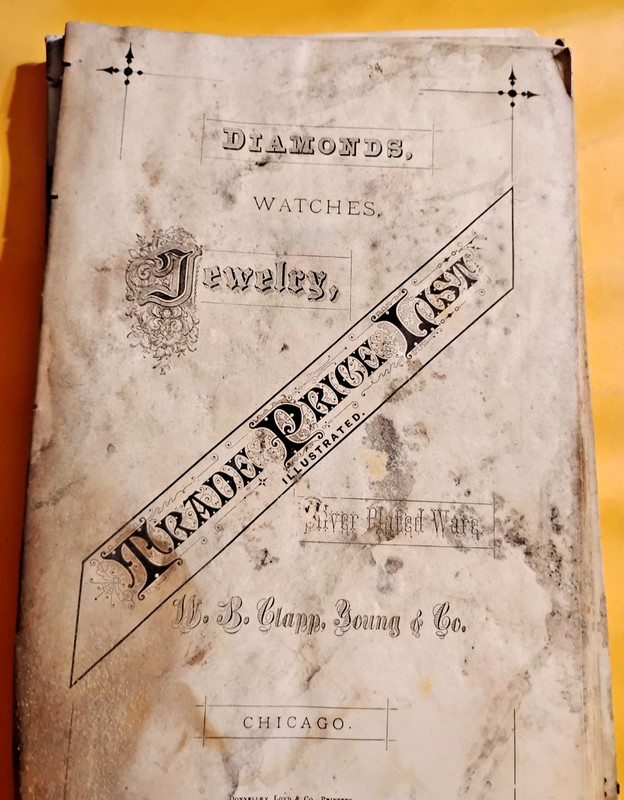 W.B. Clapp, Young & Company Chicago Rare " Price List Booklet "  ILLUSTRATED !!!