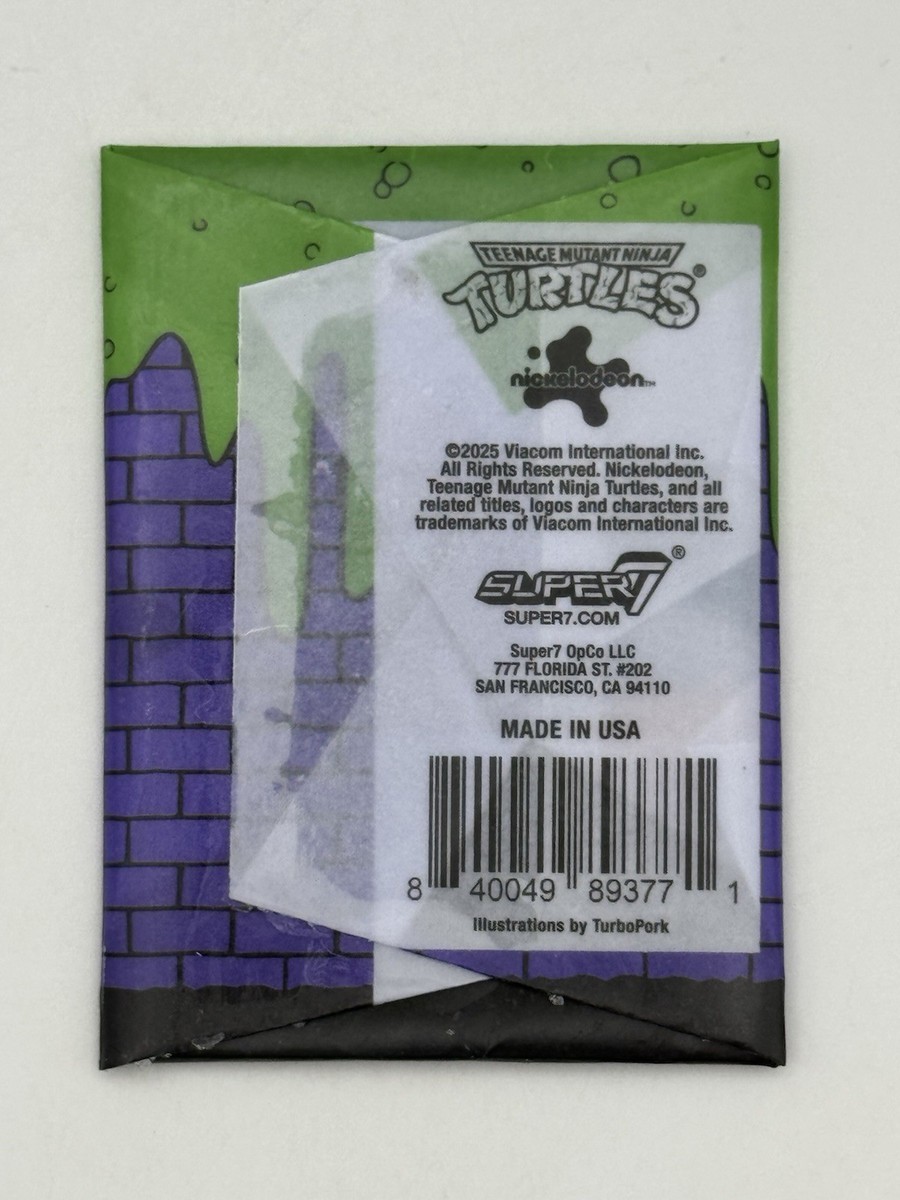 Super7 Nickelodeon Teenage Mutant Ninja Turtles 1 Sealed Wax Pack