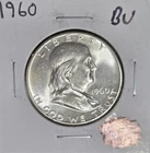 1960 Philadelphia Mint Silver Franklin Half Dollar Brilliant Uncirculated Nice!