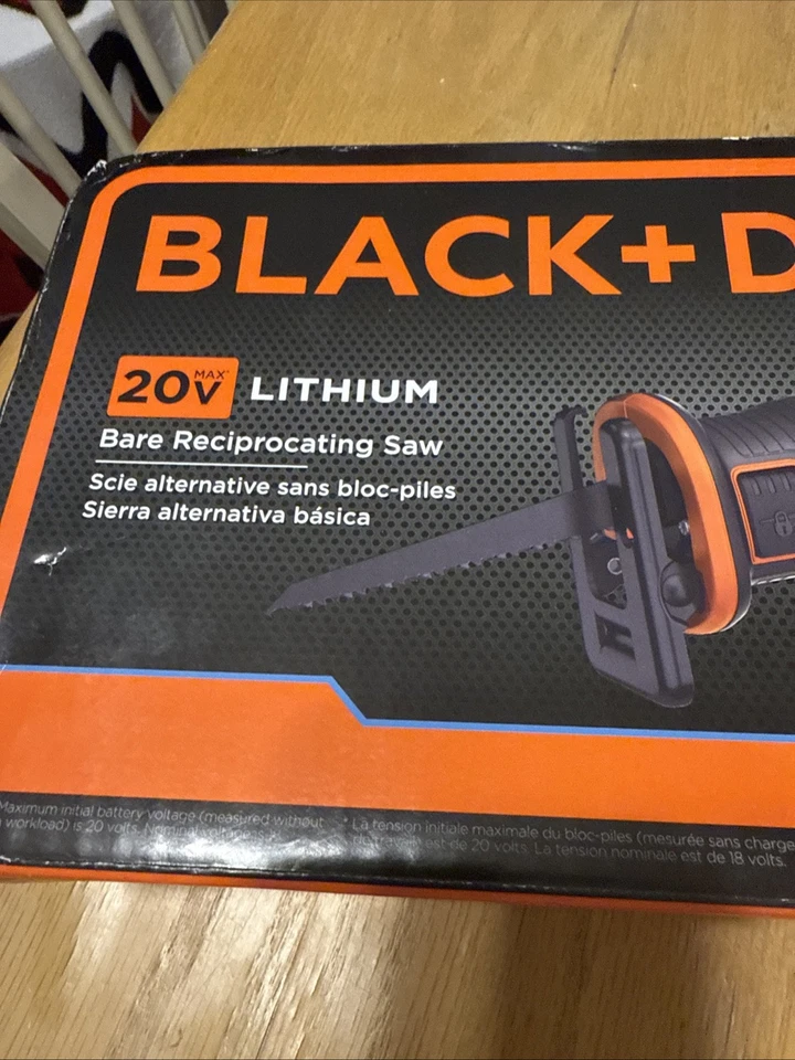 BLACK+DECKER 20V Max* Lithium Reciprocating Saw - BDCR20B - Image 4 of 4