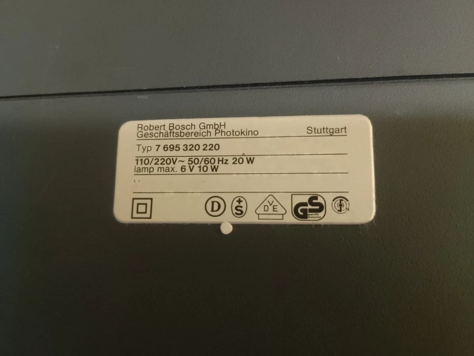 Bauer F20 7695320220 Betrachter Super 8 Film-Bildbetrachter - Image 4 of 4