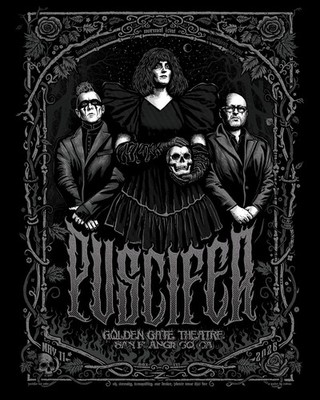 Puscifer Poster San Francisco 2026 Normal Isn't Tour Golden Gate Theatre
