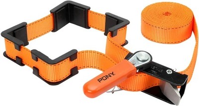 Pony Jorgensen 1215 Adjustable Band Clamp for Woodworking and 15-Foot, Orange 