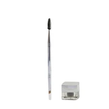 Plume Science - Nourish & Define Brow Pomade (With Dual Ended Brush) - # Chestnu