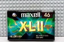 MAXELL XL II  46  1998 EUROPE TYPE II   BLANK CASSETTE TAPE 1  SEALED 