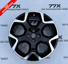 VAUXHALL MOKKA GS LINE 18" DIAMOND CUT ALLOY WHEEL BLACK OEM 7J ET35 9835097680