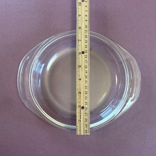 Vintage PYREX Clear Glass 1.5Qt Casserole Dish Replacement Lid Round Dome 683-C4