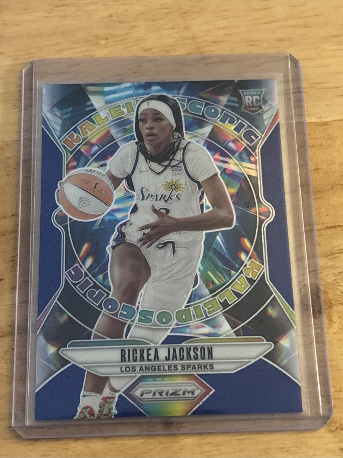 2024 Panini Prizm WNBA - Kaleidoscopic Rickea Jackson #12 Blue Prizm /49 (RC)