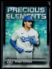 2023 Bowman Platinum Diego Cartaya Precious Elements #PE-9