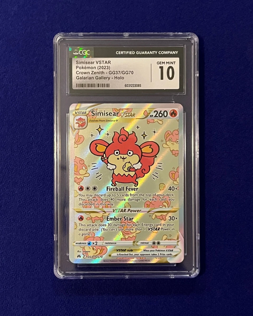 Simisear VSTAR Pokémon TCG Cards for sale | eBay
