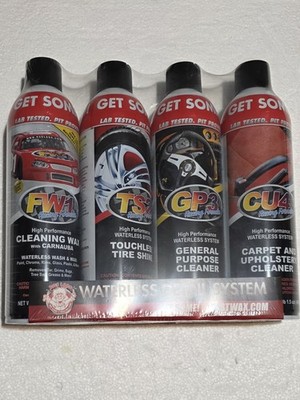 RGS Labs Waterless Detail System FW1 TS2 GP3 & CU4 Auto Detail 4 Pack