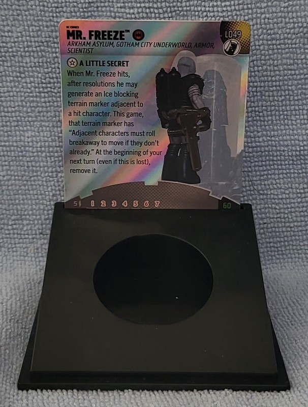HeroClix Fight For Gotham City Legacy Card Mr. Freeze #L049