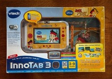 NUEVO VTech InnoTab 3S JAKE Never Land Pirates Aprendizaje Tableta Estuche de Almacenamiento Paquete
