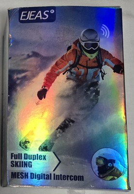 EJEAS S2 Ski Helmet Bluetooth Headset Mesh Intercom Waterproof-silver
