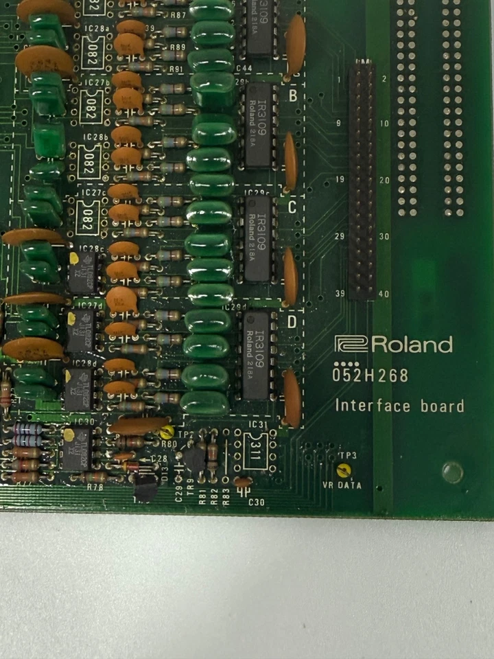 Roland Jupiter 8 Synthesizer 12 Bit Interface Board 052h268 Am6012 DAC 4x IR3109 - Bild 4 von 4