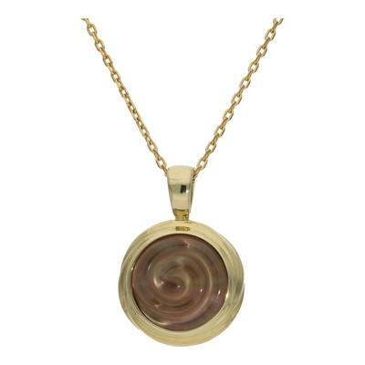 Muschel Anhänger mit Clip Schlaufe, Gold 375 Second Hand, wie neu 25324821 getra