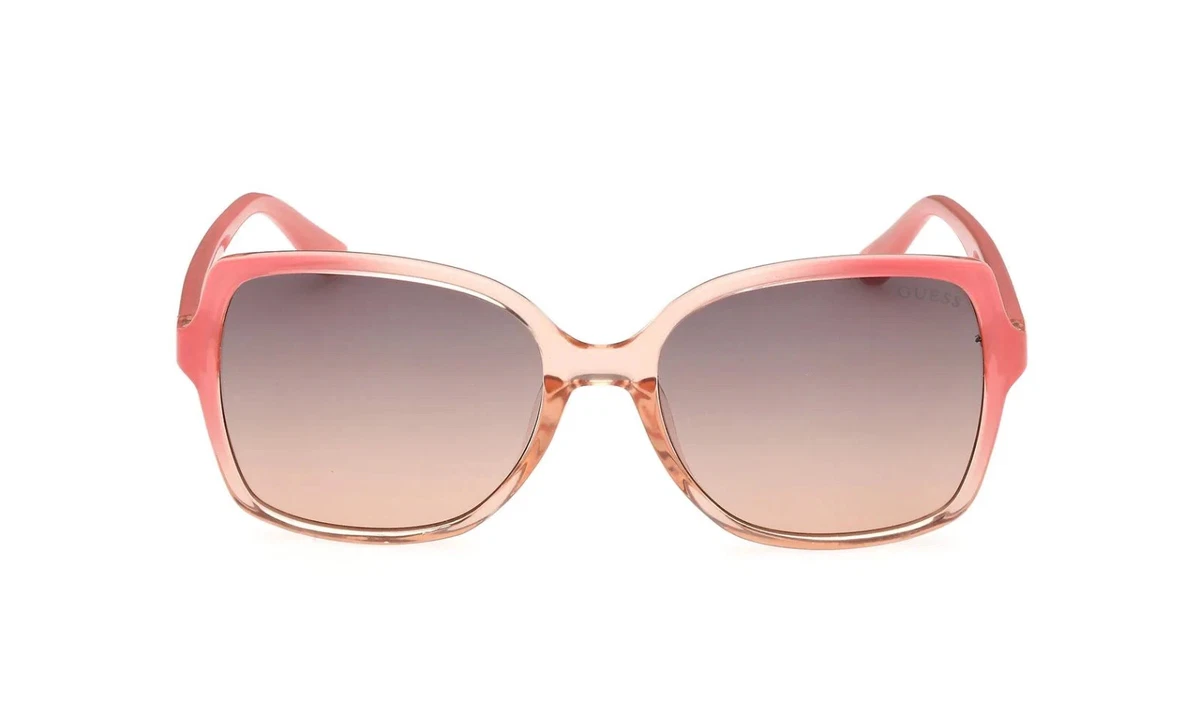 NWT Guess GU7774 Geometric Sunglasses For Women | 74W - Pink / Gradient Blue GUESS Sunglasses & Sunglasses Accessories for Women for sale  main image 4