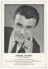 Y29082/ Daniel Boone and the Renegades Autogrammkarte ca.1965