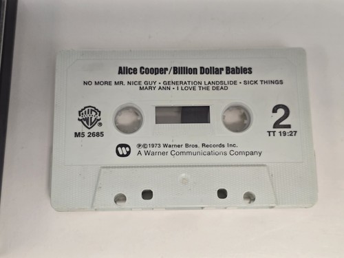 ALICE COOPER Cassette Tapes : BILLION DOLLAR BABIES 1973 / FROM THE INSIDE 1978 - Picture 4 of 7