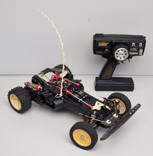 1986 Bandai Monogram Mad Wolf 1/10 RC Car 2WD Chain Drive Buggy RARE, PARTS READ