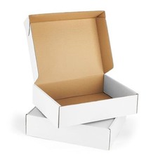 12x9x3" Shipping Boxes Corrugated Box Mailers 20 Pack 12x9x3 Inches White