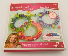 American Girl Crafts Wavy Color Bracelets, 27 Pieces, Brand New 