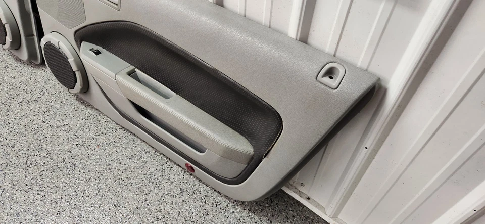 2005-2009 Ford Mustang GT V6 Grey LH & RH Door Panel SET OEM - Image 2 of 4