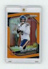 2025 Prizm ORANGE REFRACTOR SECOND YEAR SP CALEB WILLIAMS /249! CHICAGO BEARS 