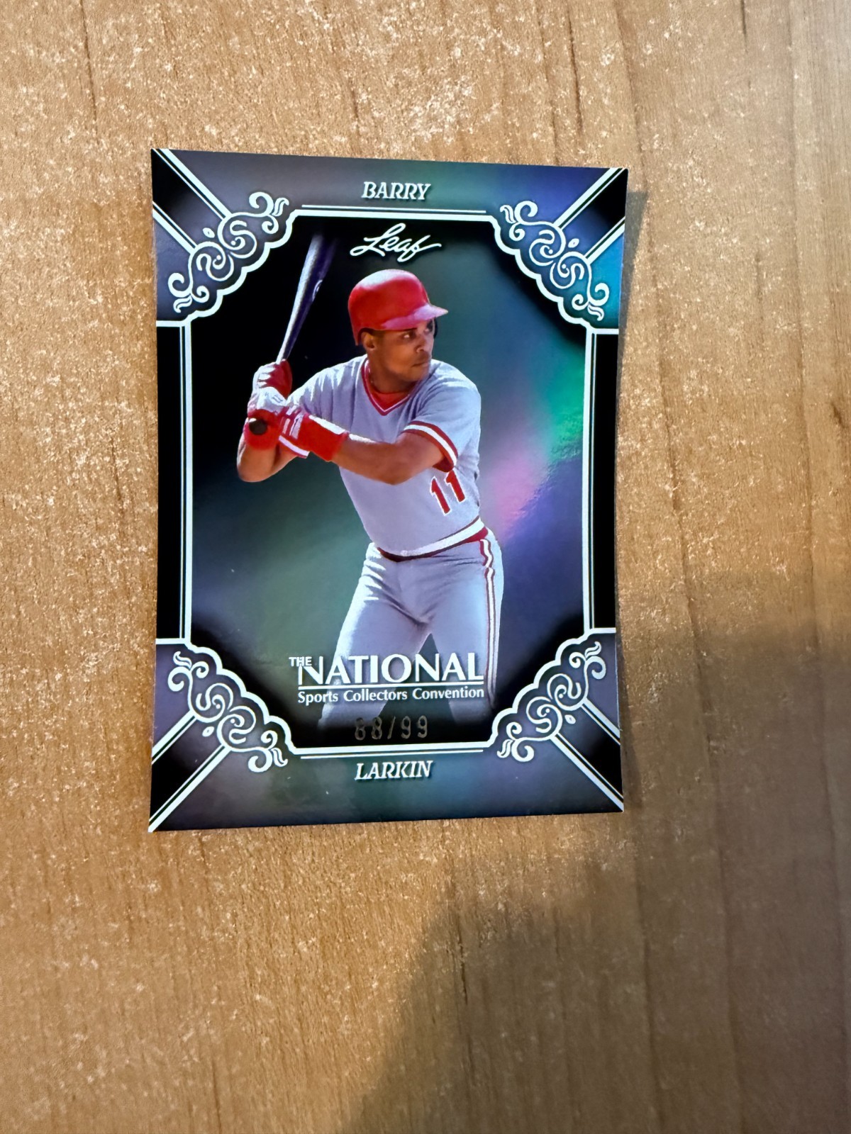 2026 Leaf National Convention - Barry Larkin - Silver Promo #d /99
