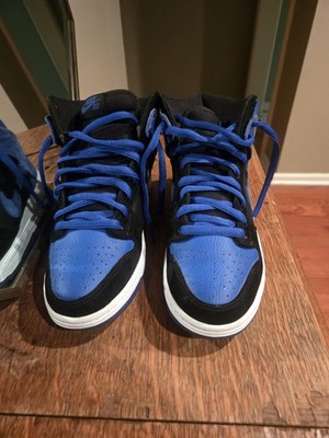 Nike SB Dunk High J-Pack Royal 305050-018 Black Blue Sz 9 2014