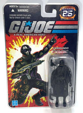 2007 Hasbro GI JOE 25th Anniversary SNAKE EYES 3.75  Action Figure MOC Sealed