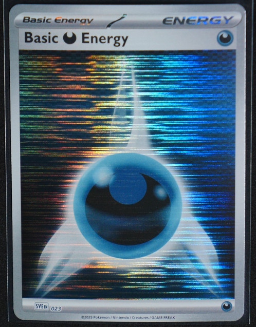 Basic Darkness Energy - Reverse Holo 023 SVE: Scarlet & Violet Energies 2023 NM