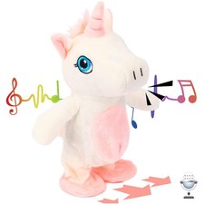 Interactive 9.5 Inch Talking Unicorn - Educational Animated Toy for Toddlers