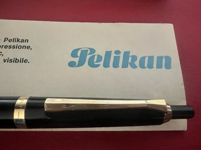 PELIKAN Kugelschreiber 30 Schwarz Absolut Garantie und Etui Vintage 1960 NOS