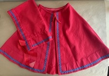 Little Red Riding Hood Costume For Child Halloween Hand Made
