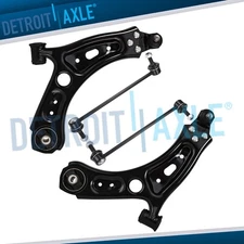 FWD 4pc Front Lower Control Arms Sway Bar Links Kit for Jeep Renegade Fiat 500X