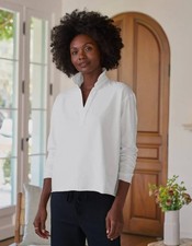 Frank Eileen Patrick Popover Henley Heritage Jersey - White - Choose Size