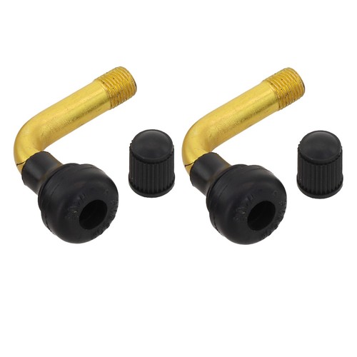 Electric Scooter Tyre Valves Stem 2pcs Copper+rubber Fits 0.453\" Hole - Picture 11 of 12