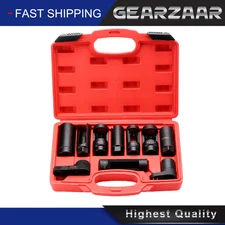 10Pcs Oxygen Sensor Socket Set Sensor Oil Pressure Sending Unit Removal Tool KY