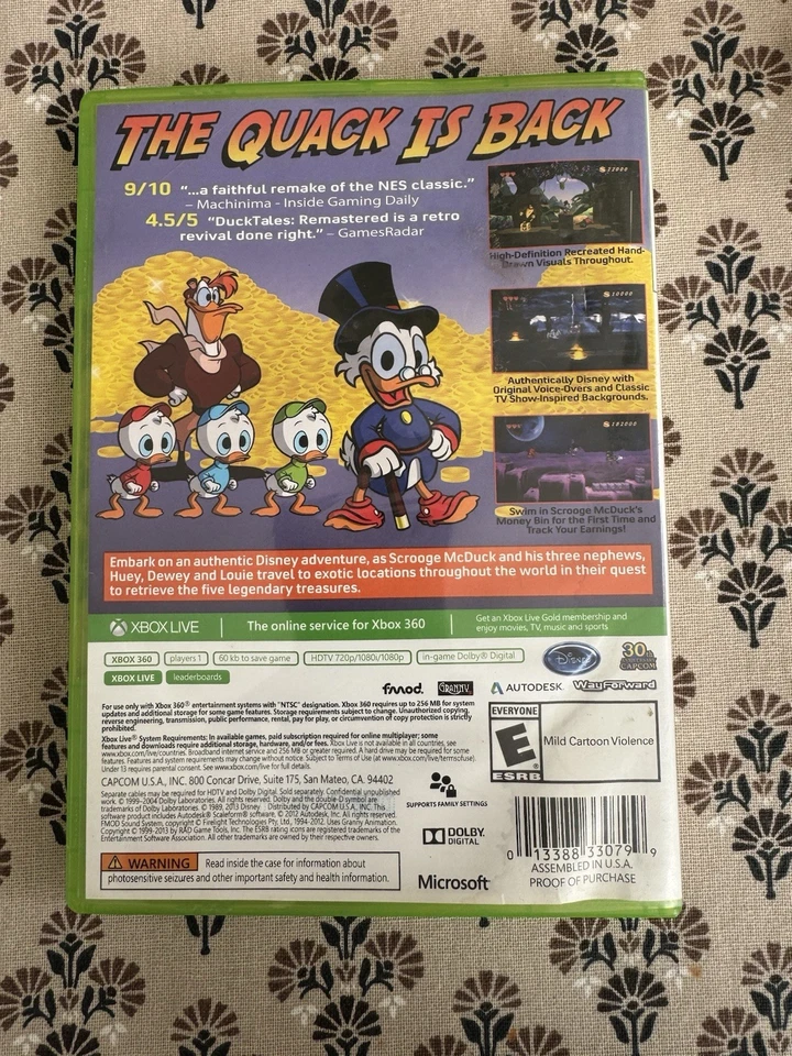 DuckTales: Remastered (Microsoft Xbox 360, 2013) - Image 4 of 4