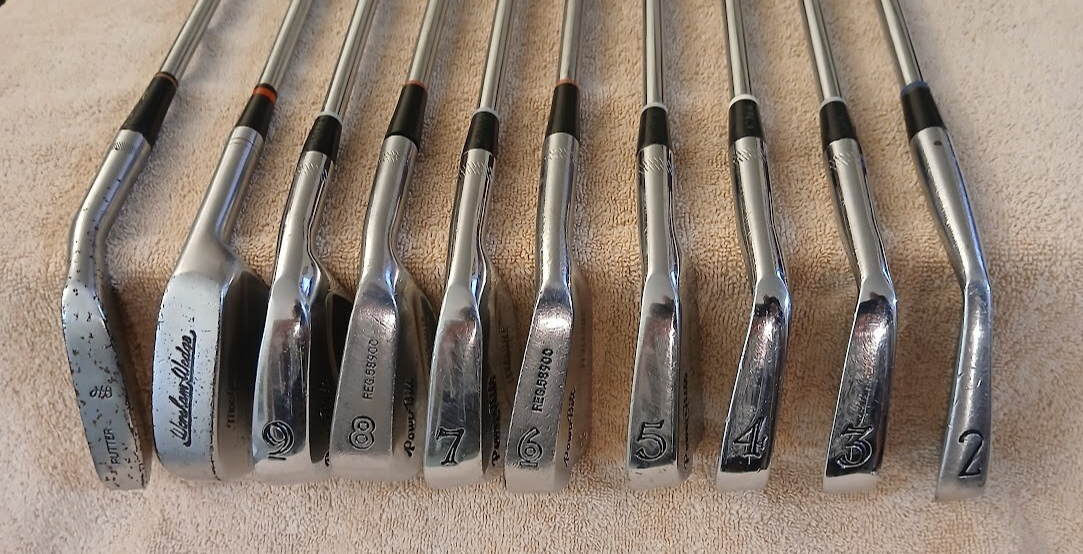 TZ GOLF - VINTAGE BLADES RARE HB PowerBilt Levelume 2-W w/Putter