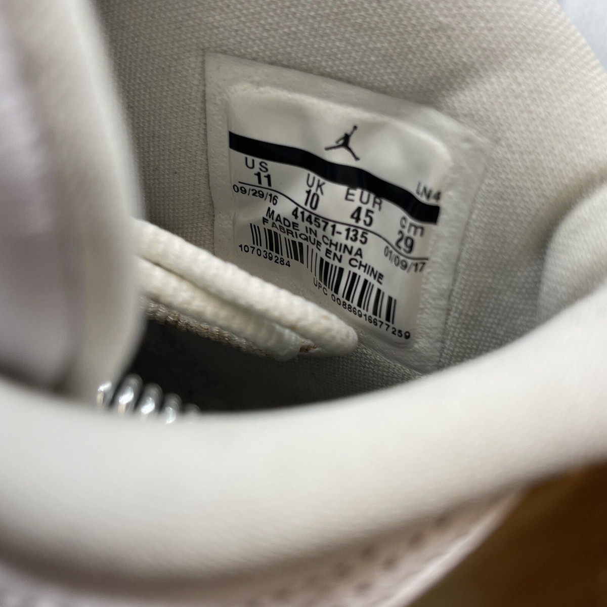 Size 11 - Air Jordan 13 Retro Defining Moments Gold White Leather