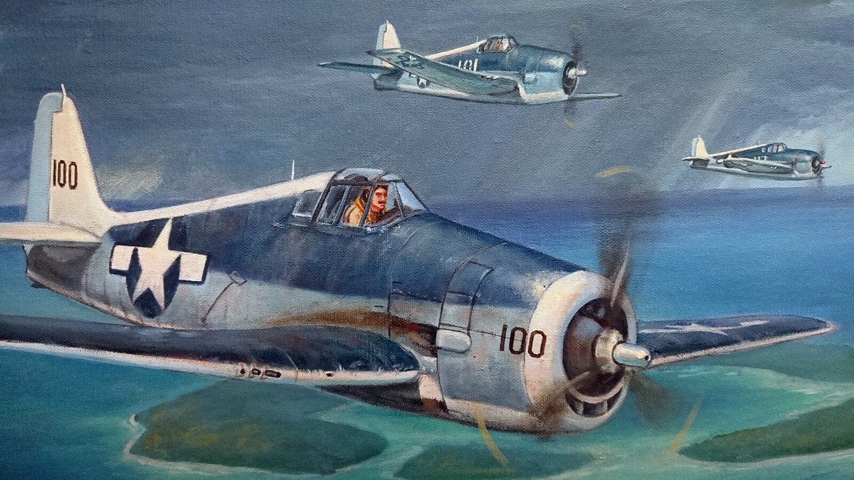 F6F HELLCAT WWII MILITARY AVIATION ART PRINT CANVAS | eBay